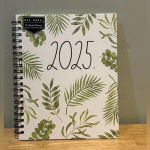 Rae Dunn 2025 Spiral Bound 12 Month Planner